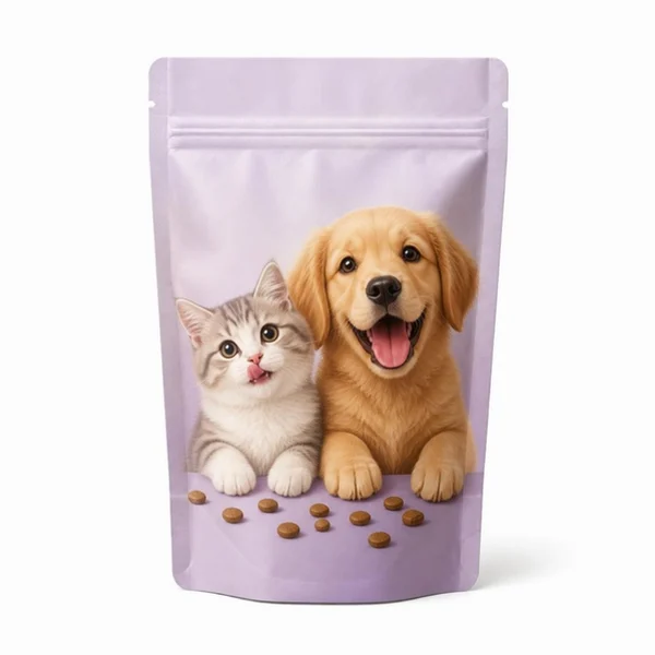 Baskılı Kedi Köpek Maması Ambalajı 22x33 cm