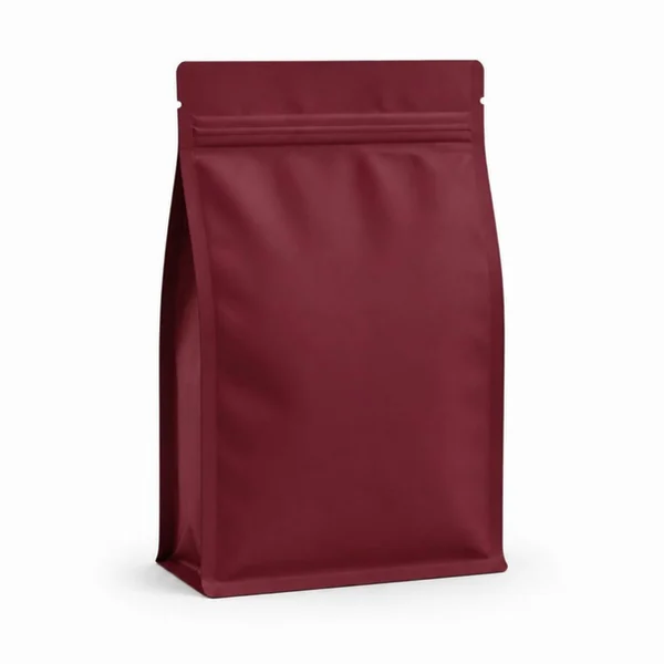 Bordo Kilitli Flat Bottom Buradan Açınız Torba 11x21+4 cm
