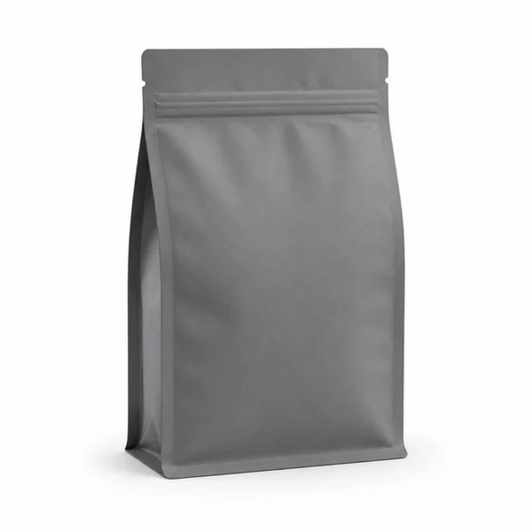 Gri Kilitli Flat Bottom Buradan Açınız Torba 11x21+4 cm
