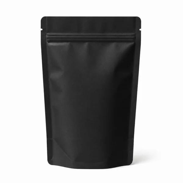 Mat Siyah Alüminyum Kilitli Doypack 8,5x14,5 cm