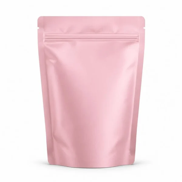 Pembe Alüminyum Kilitli Doypack 13x20 cm