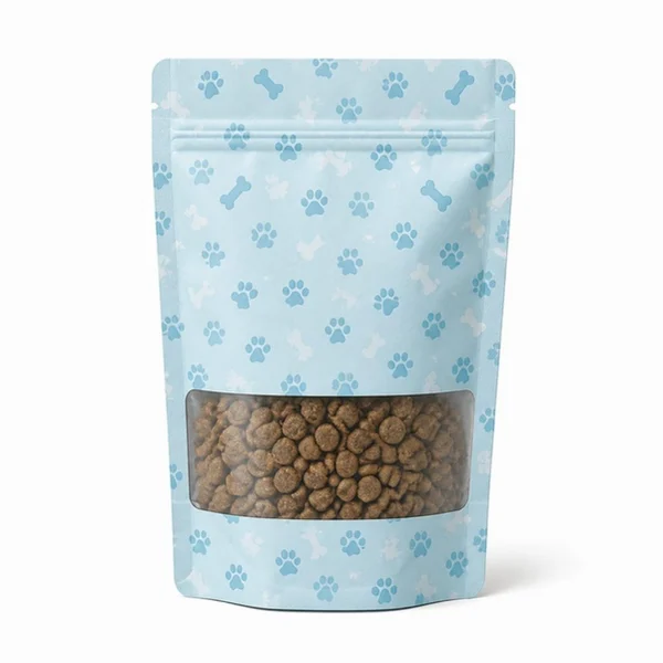 Petshop Baskılı Pencereli Kilitli Doypack 17,5x26+4,5 cm